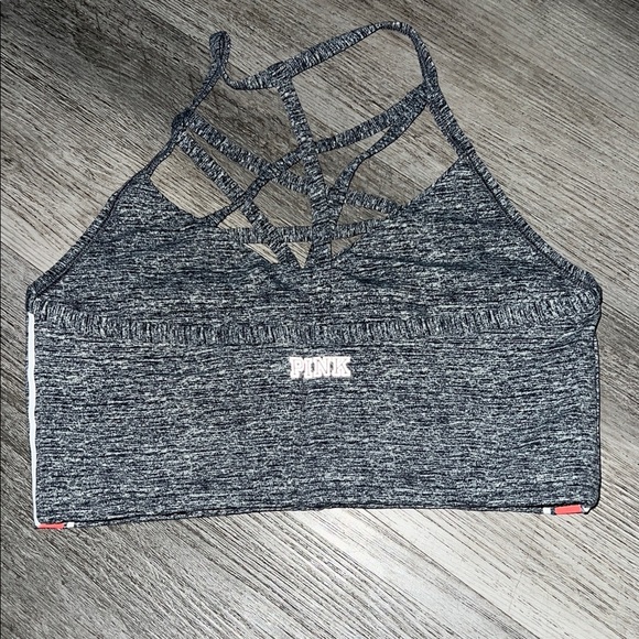 PINK Victoria's Secret Ultimate Gray Sports Bra - Picture 2 of 3